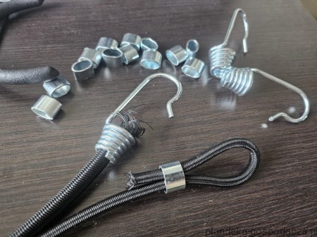 Końcówka pętla i końcówka hak