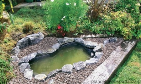 Plandeka PE na oczko wodne.