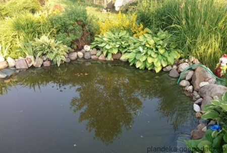 Plandeka HDPE 160 g/m² jako folia do oczka wodnego.