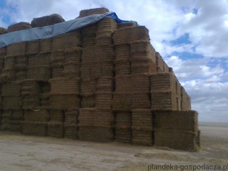 Plandeka na siano duża mocna gruba