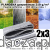 Plandeka 2x3 HDPE 210g Silver