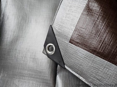 Plandeka 15x20 210g Silver_Brown widok 4