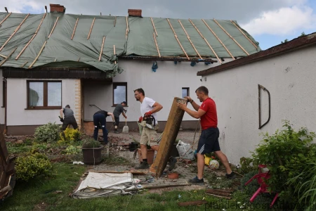 Plandeka HDPE budowlana na dach