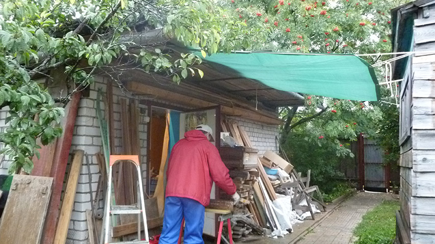 Plandeka ogrodowa na zadaszenie
